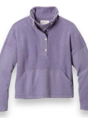 REI CO-OP Wallace Lake Fleece Lackspur Purple Pullover Sweatshirt